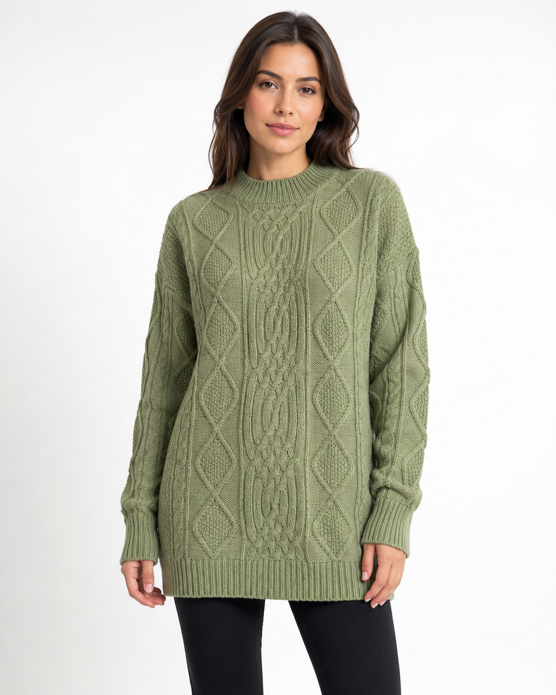 Sweater oversize tejido tramado
